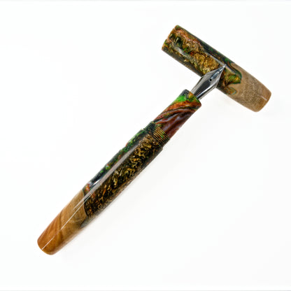 Wood Hybrid Fountain pen,  look of Autumn