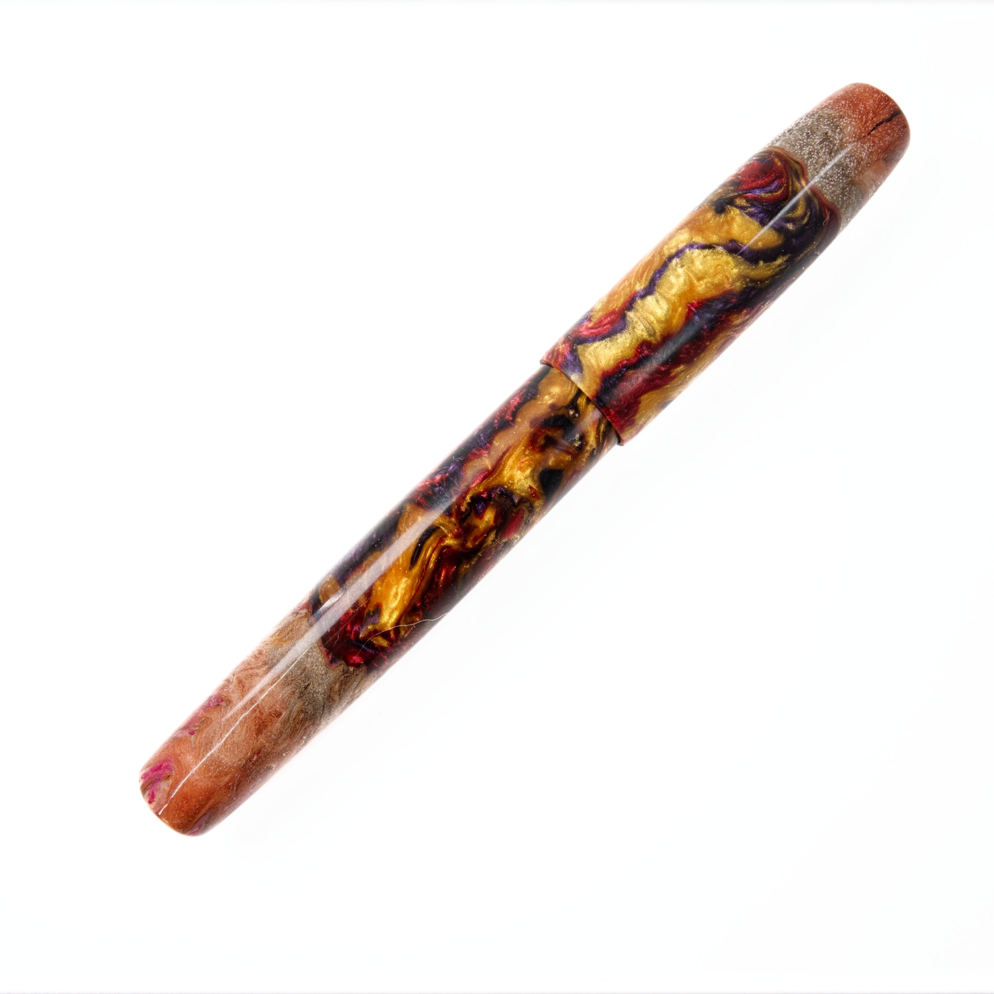 Custom order for Simon Smelting Gold. - Silverburl Pens