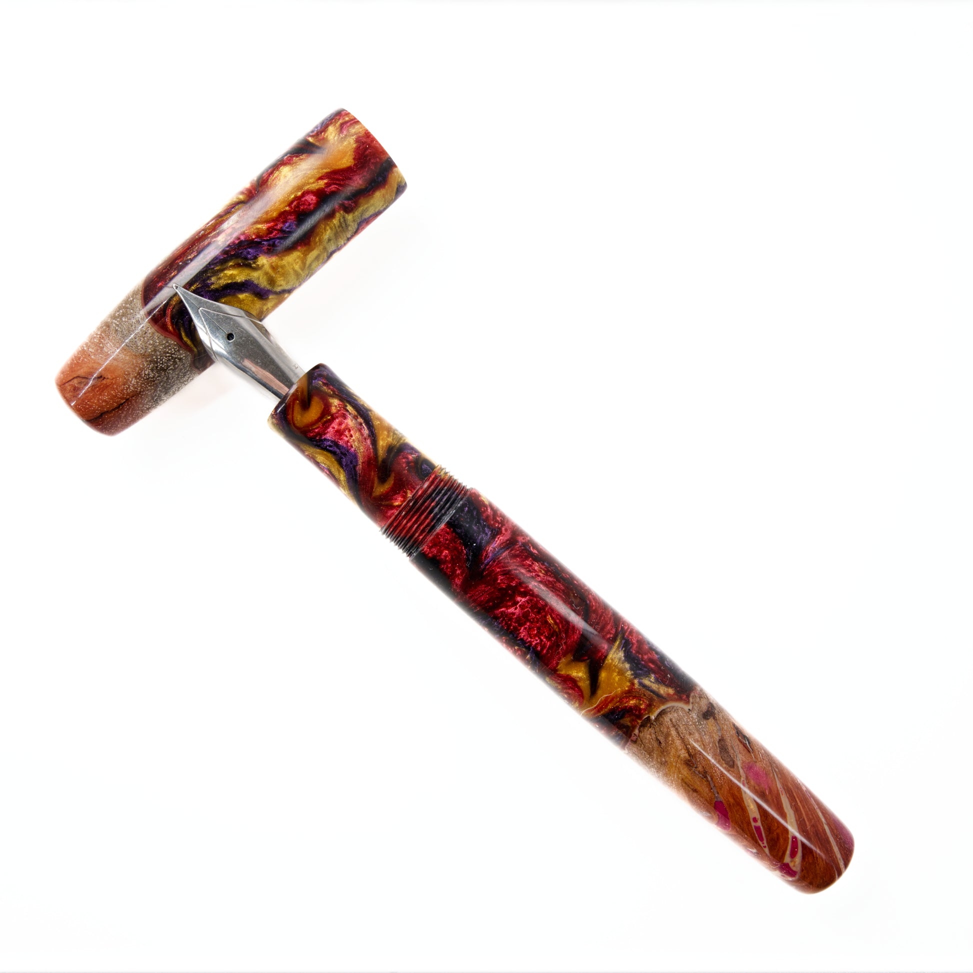 Custom order for Simon Smelting Gold. - Silverburl Pens