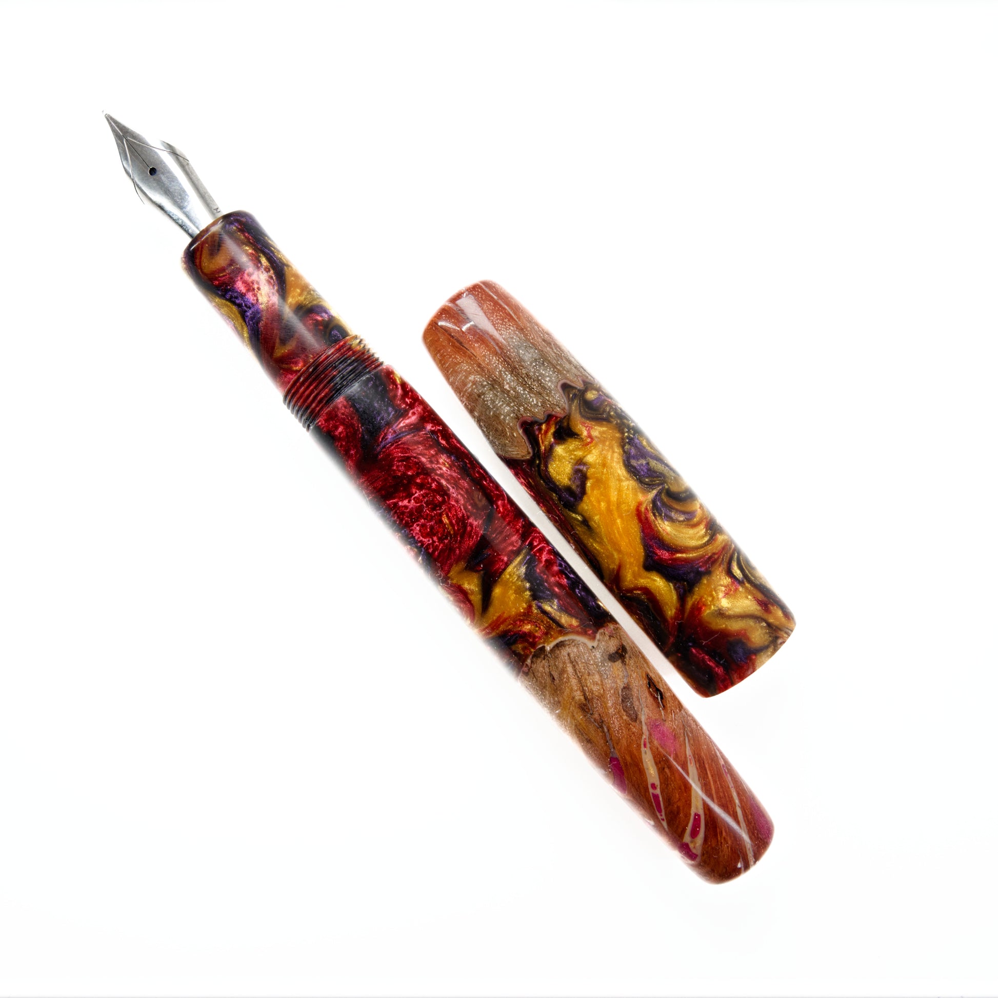 Custom order for Simon Smelting Gold. - Silverburl Pens