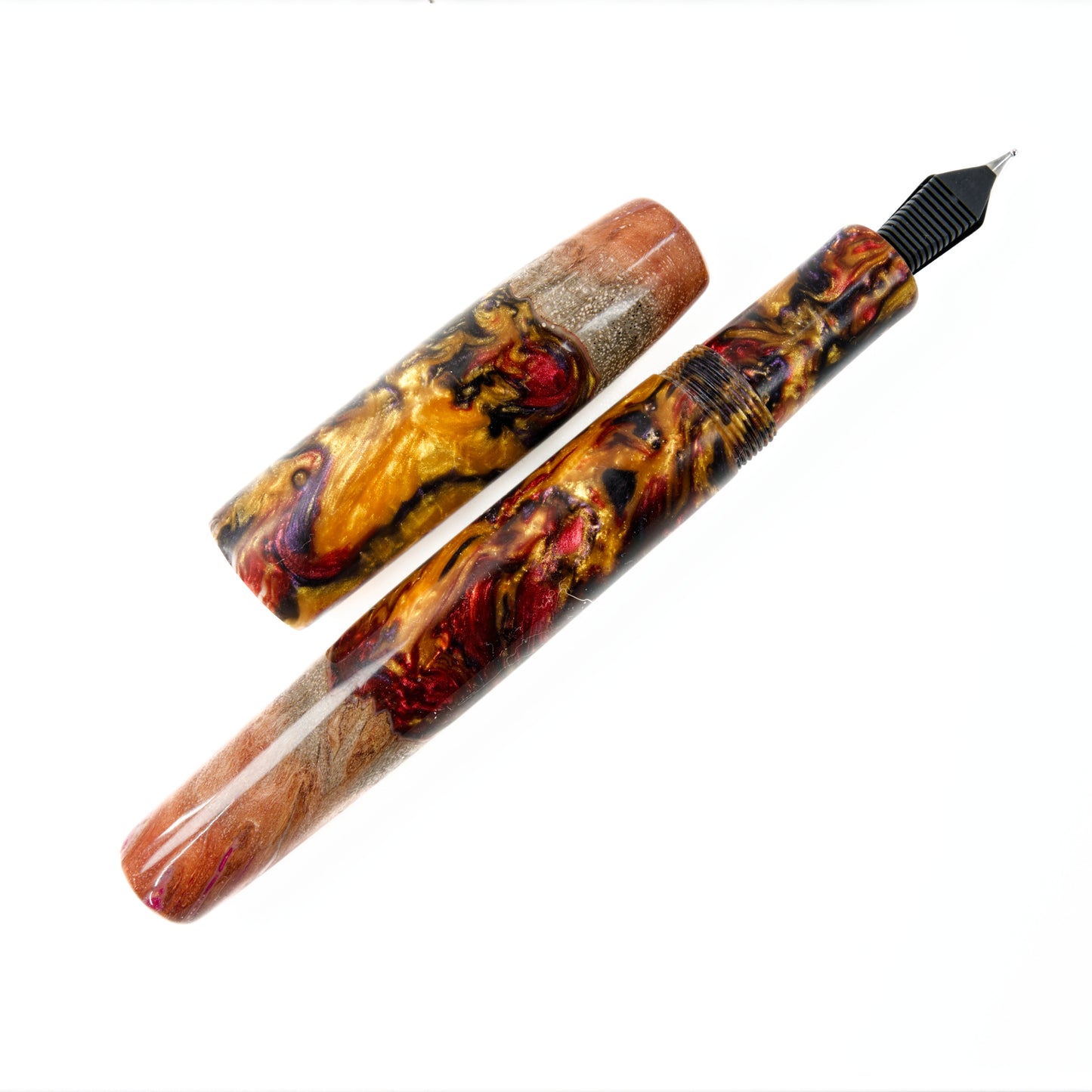 Custom order for Simon Smelting Gold. - Silverburl Pens