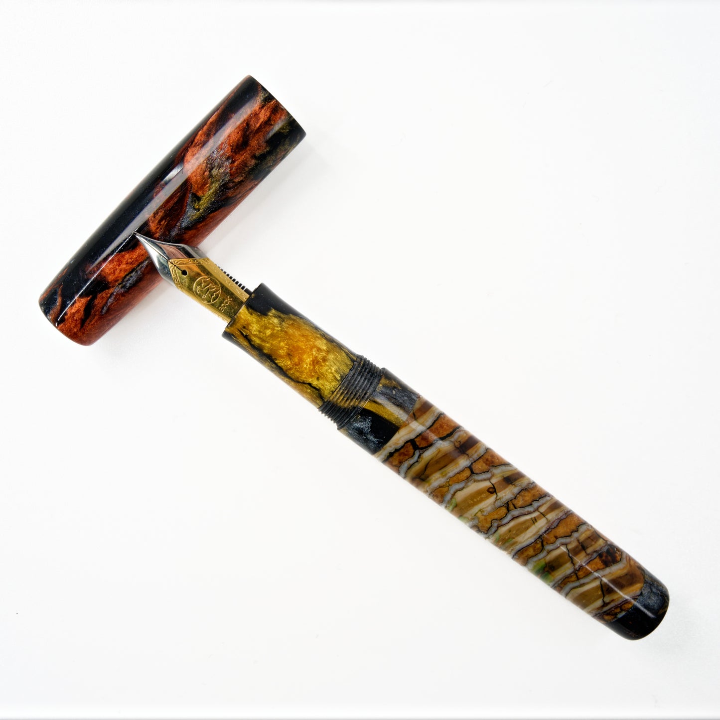 Wooly Mammoth Tooth Fountain pen, No 4