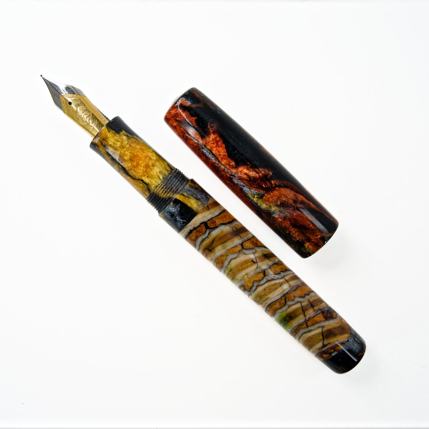 Wooly Mammoth Tooth Fountain pen, No 4