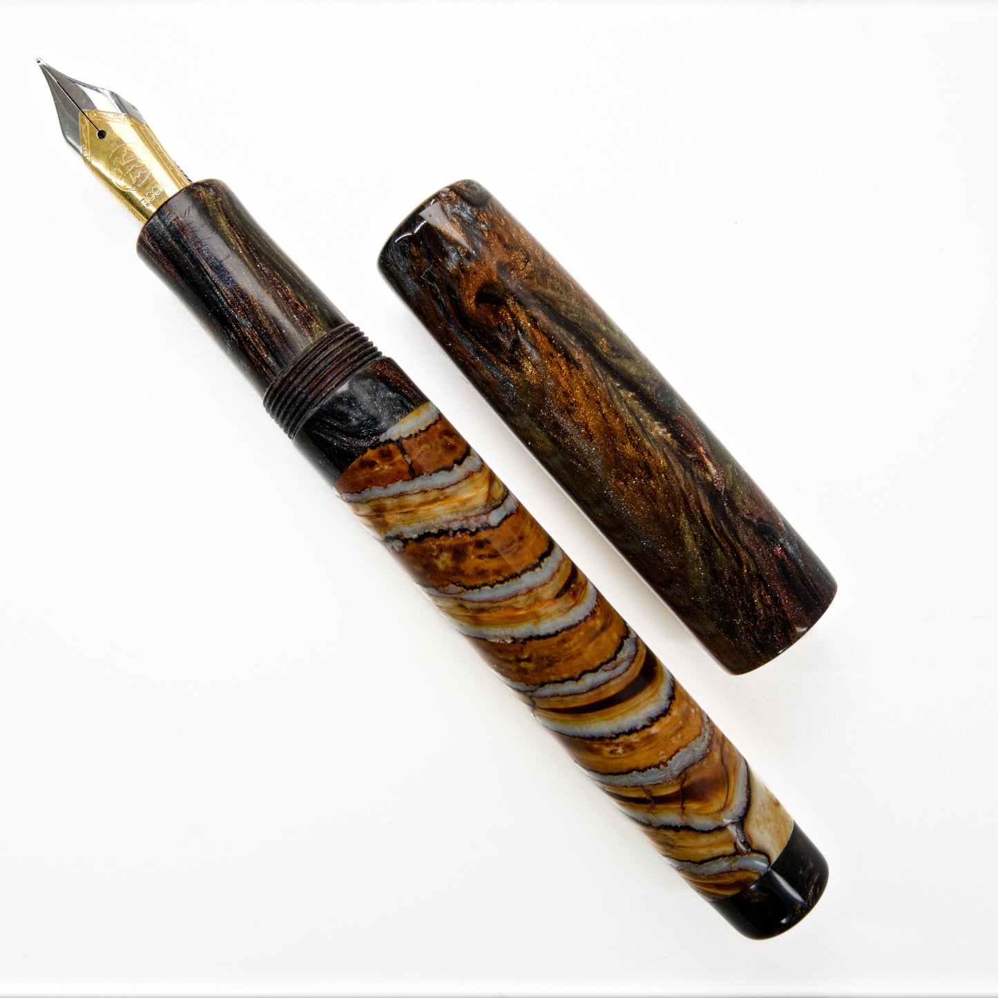 Wooly Mammoth Tooth Fountain pen, No 5.