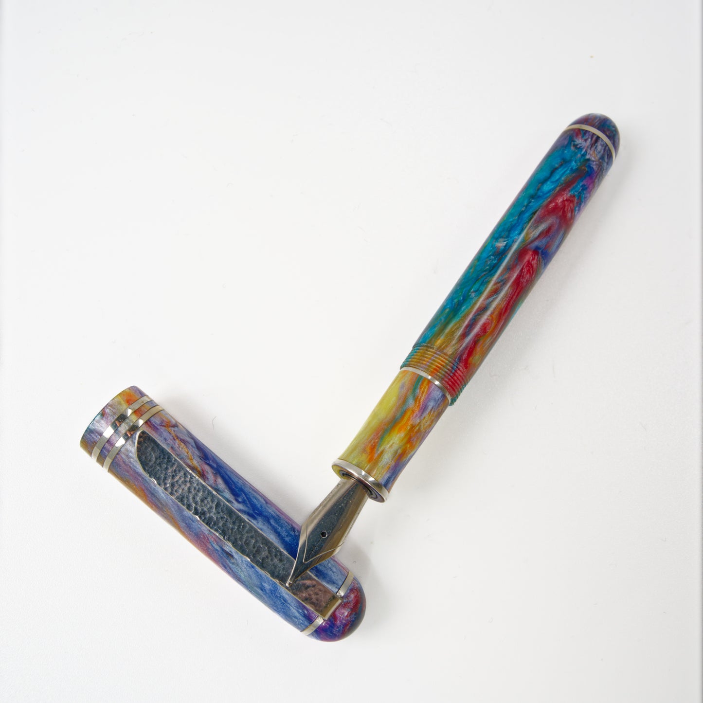 Premium Argentium Silver Fountain Pen, PM 4.