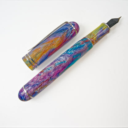 Premium Argentium Silver Fountain Pen, PM 4.