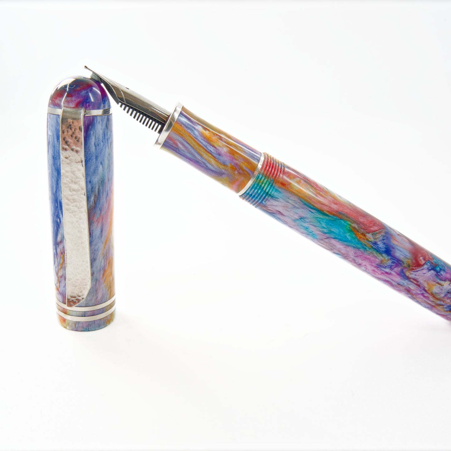 Premium Argentium Silver Fountain Pen, PM 4.