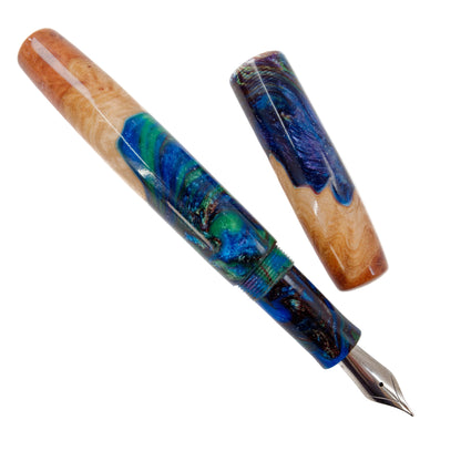 Wood Hybrid, Red Mallee Burl, Deep Oceans No 1