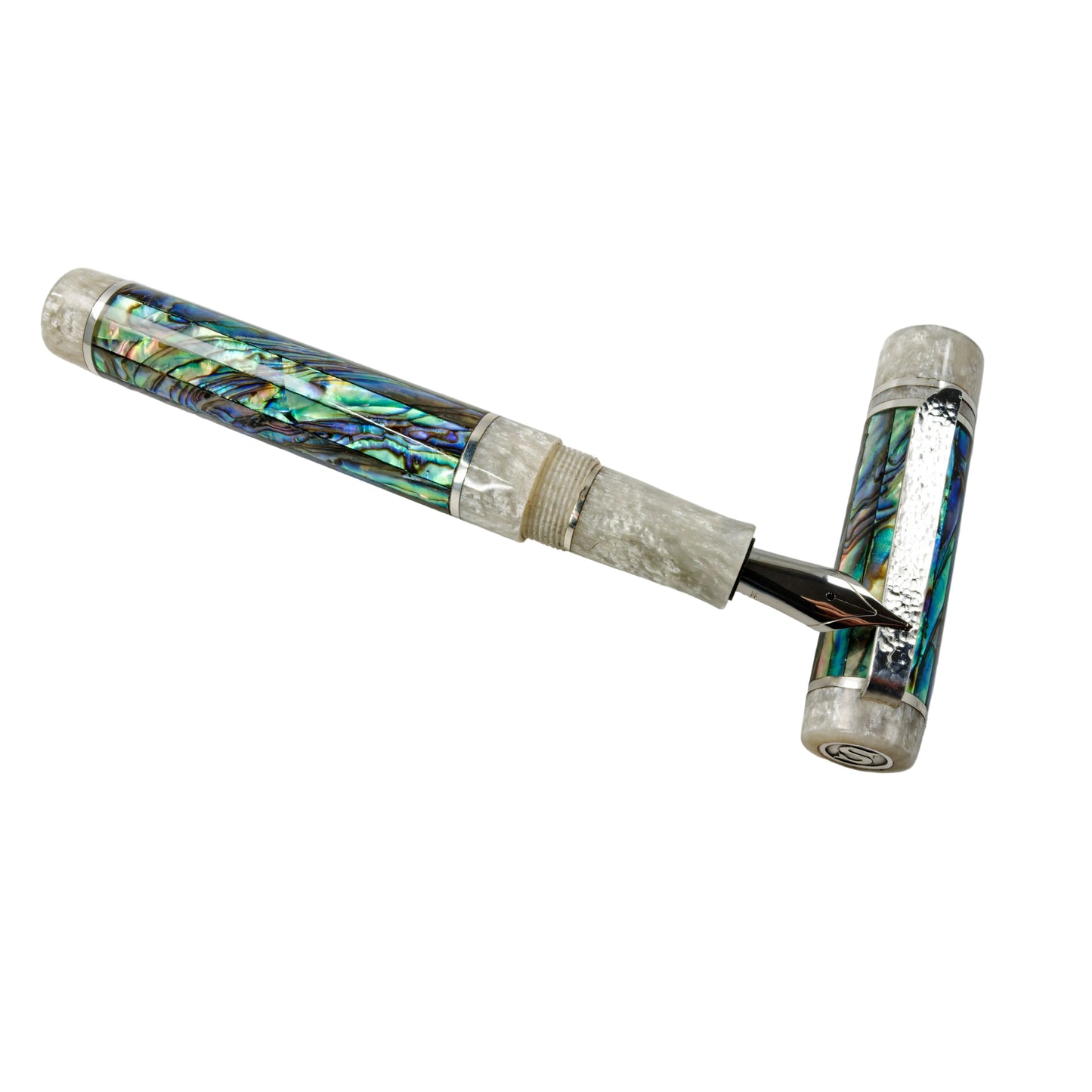 Bamaluz Abalone Rainbow Fountain Pen.