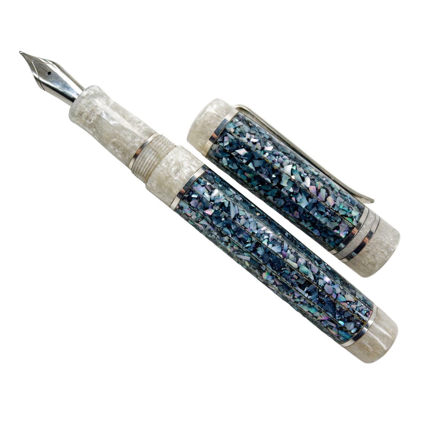 Bamaluz, Mother of Pearl/Black Silver Starry Night