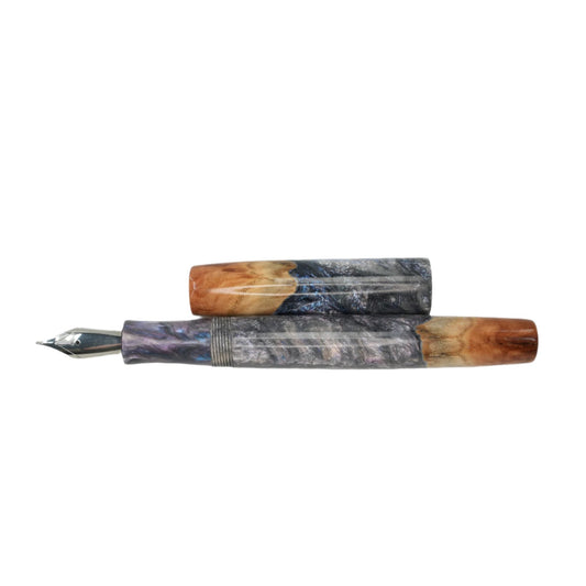 Custom order for Simon Red Mallee Burl and Jewel like acrylic 2 pens