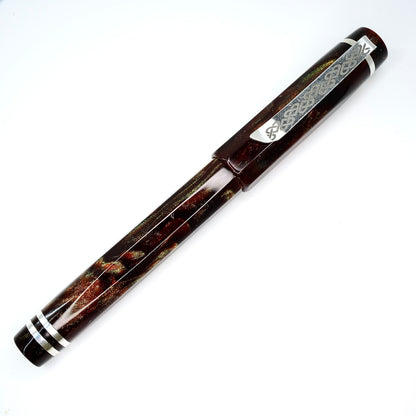 Fire Agate Nonagon Pens