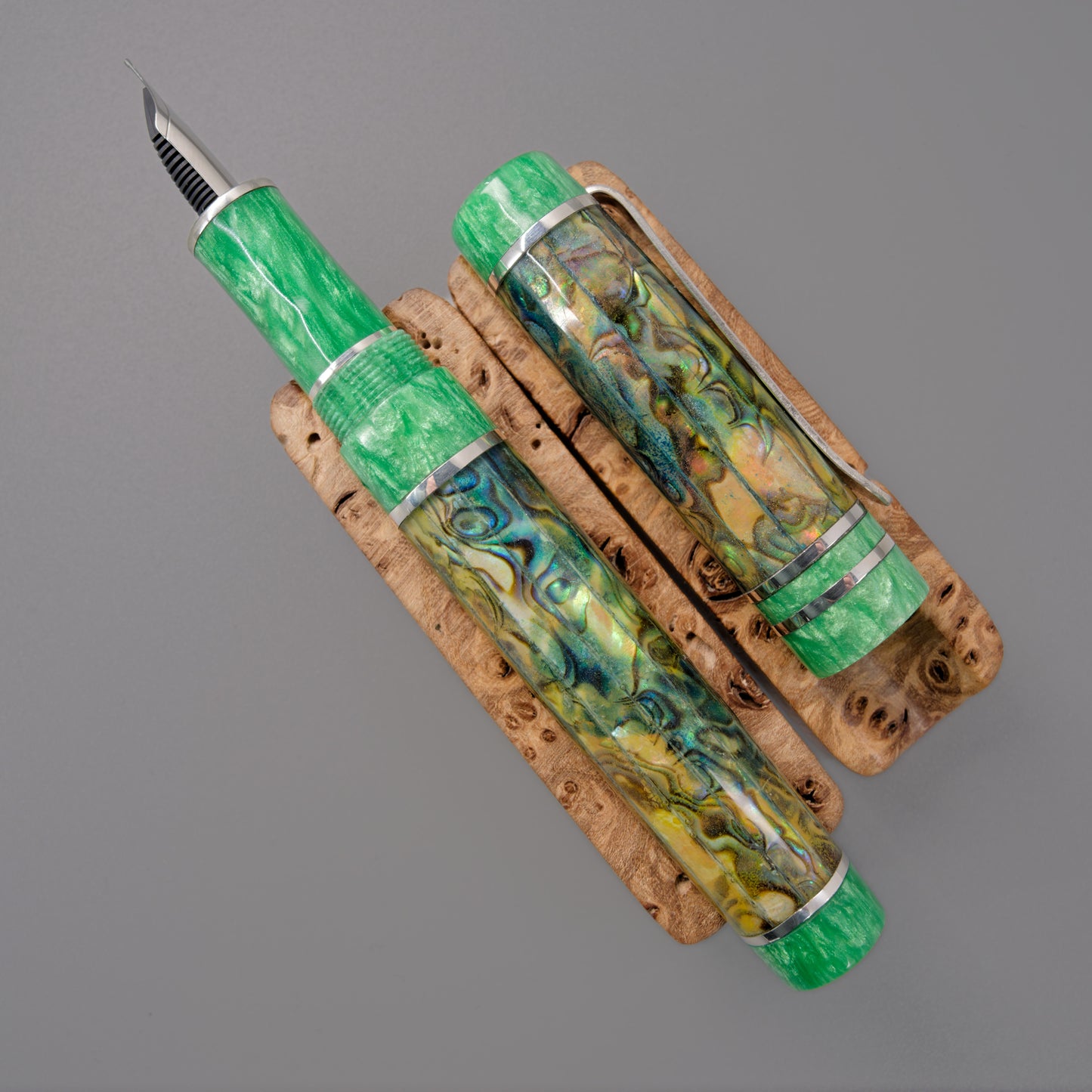 Abalone Shell Bamaluz fountain Pen.