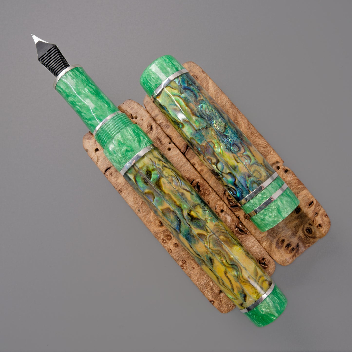 Abalone Shell Bamaluz fountain Pen.
