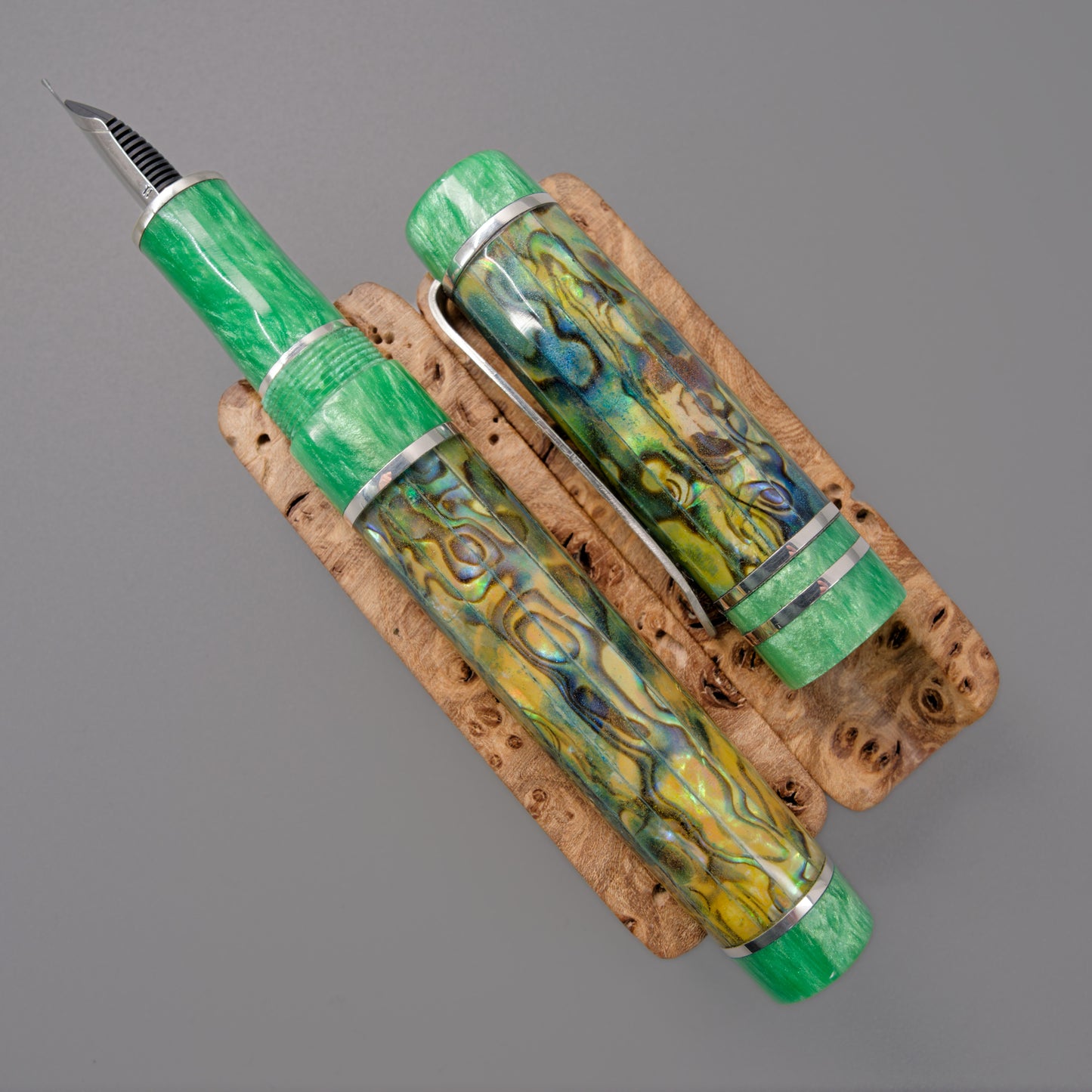 Abalone Shell Bamaluz fountain Pen.