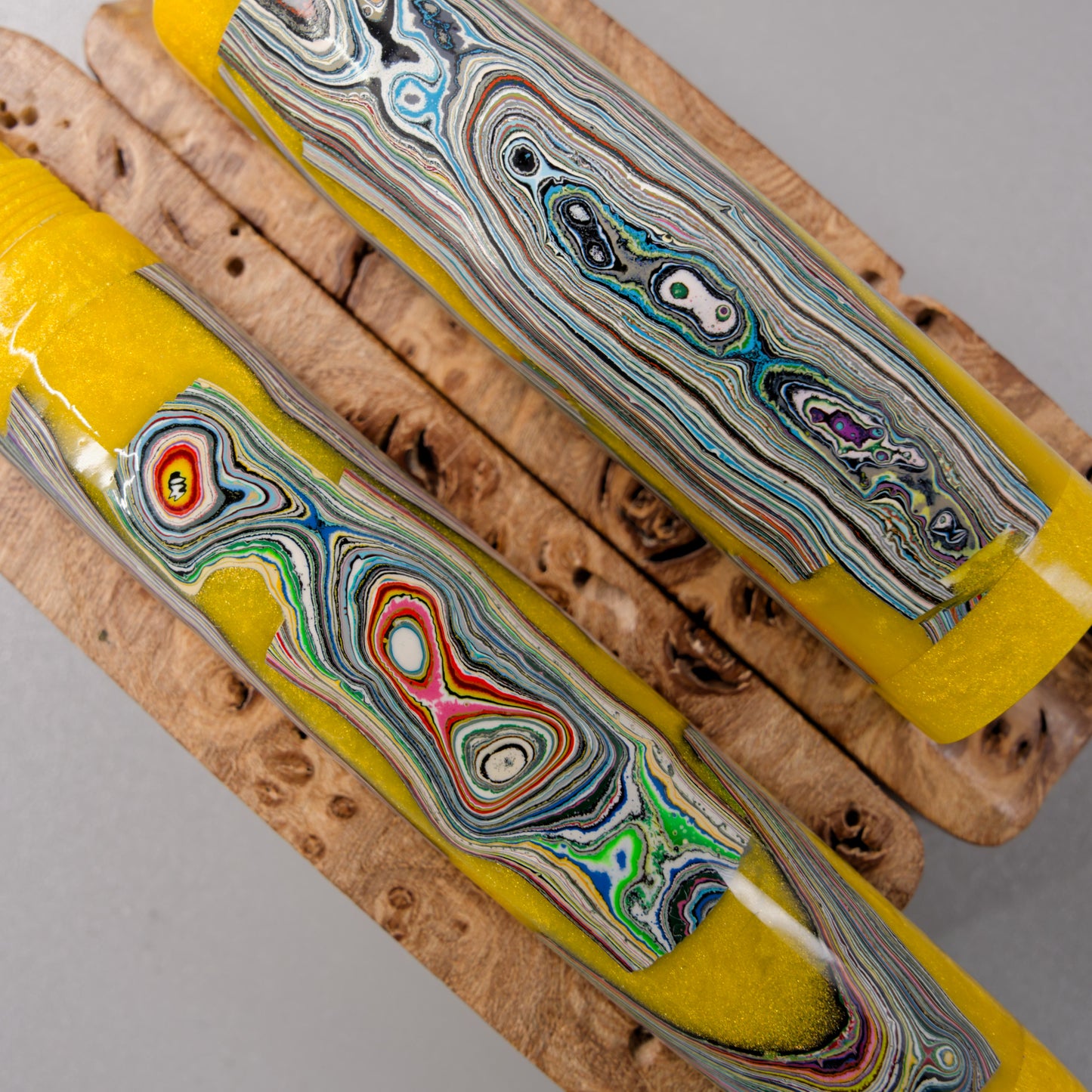 Simply Elegant Vintage Graffiti Fordite
