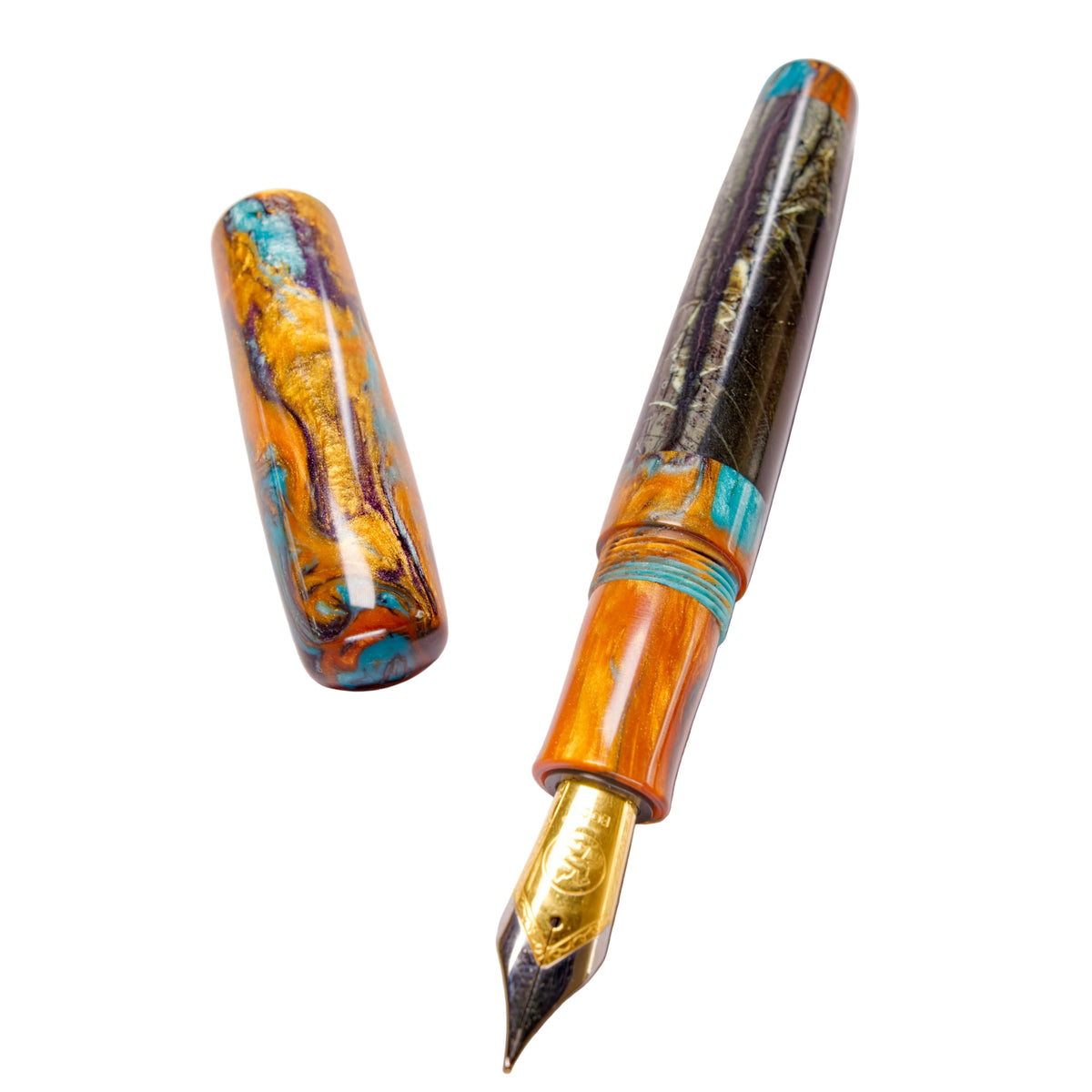 Cornish Serpentine Fountain Pen. (Copy)