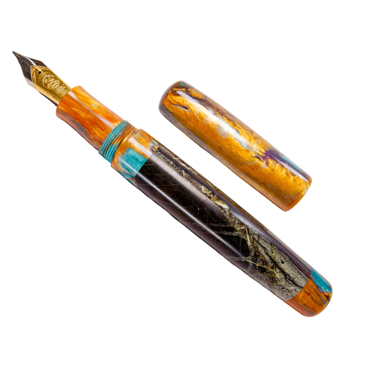 Cornish Serpentine Fountain Pen. (Copy)