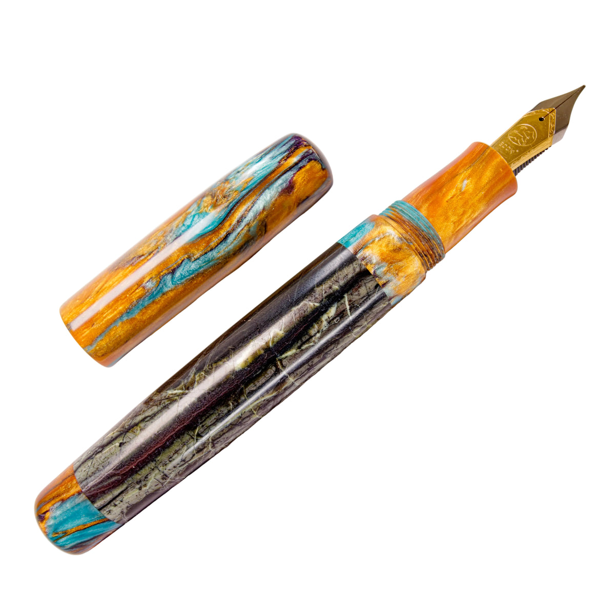 Cornish Serpentine Fountain Pen. (Copy)