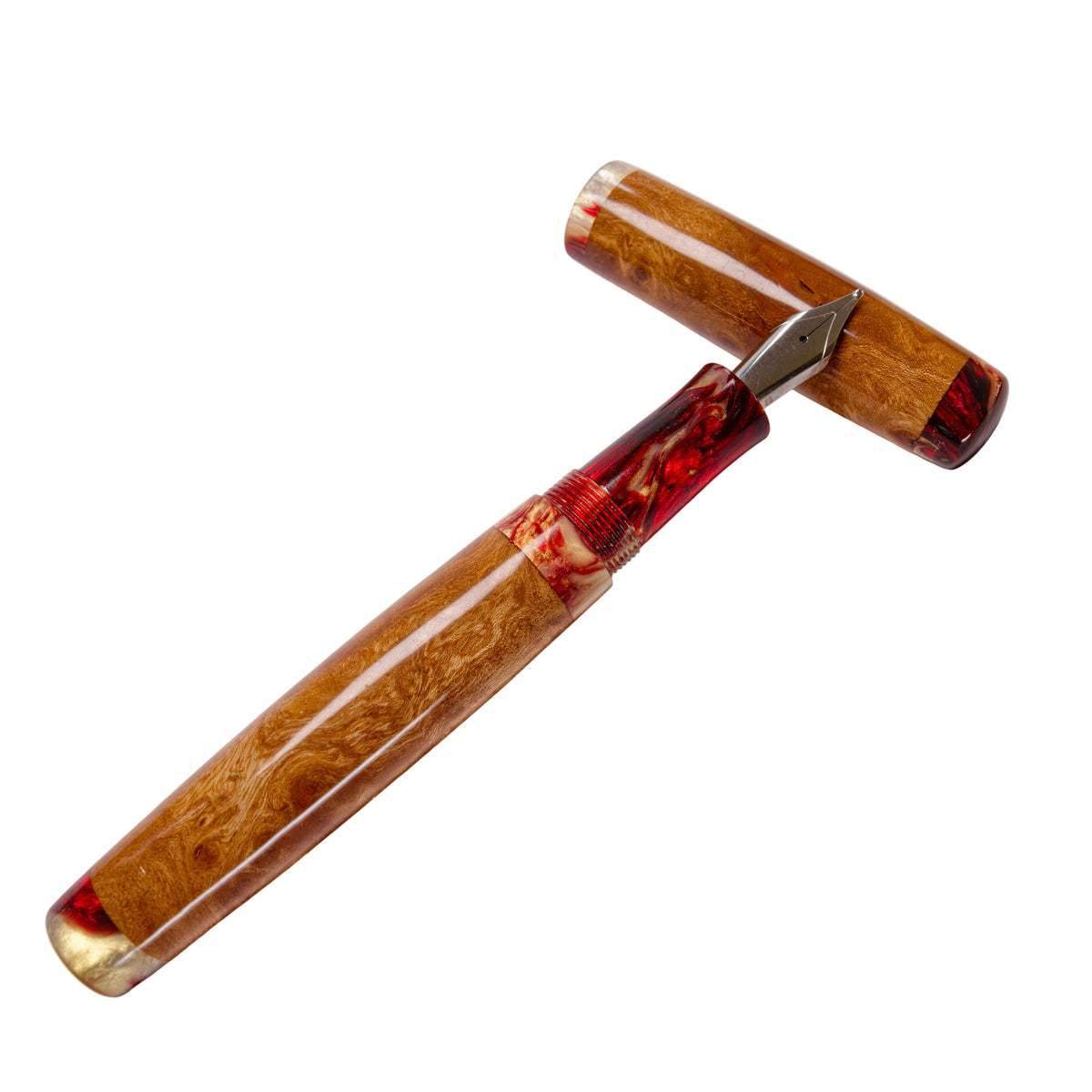 Wood Fountain Pen, English Elm Burr.