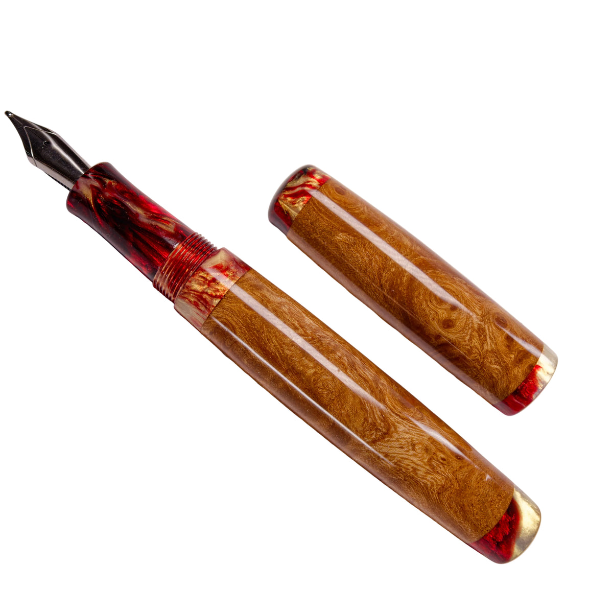 Wood Fountain Pen, English Elm Burr.