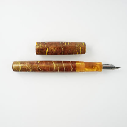 Jarrah Burl, Inlaid Gold.