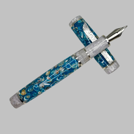 Bamaluz shell Pen. Crustacean blues.