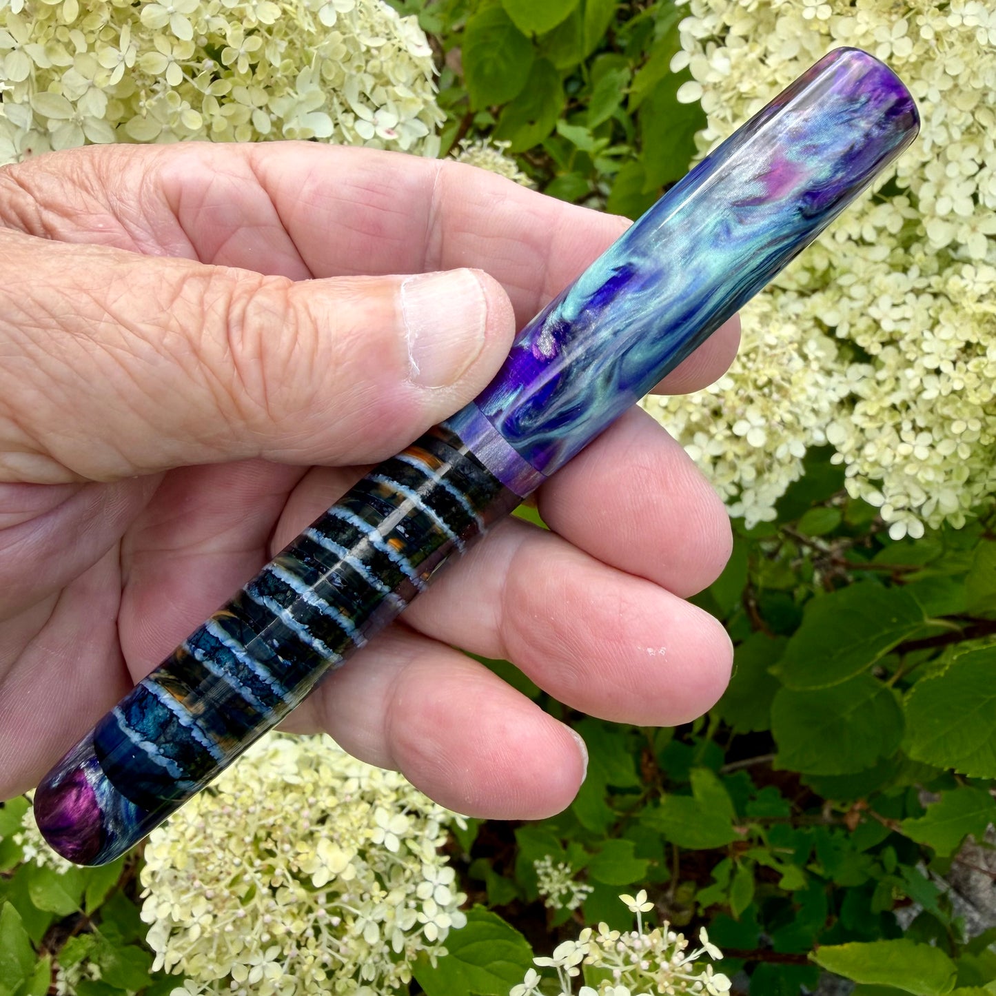 Hand Made Wooly Mammoth Tooth Fountain Pen.