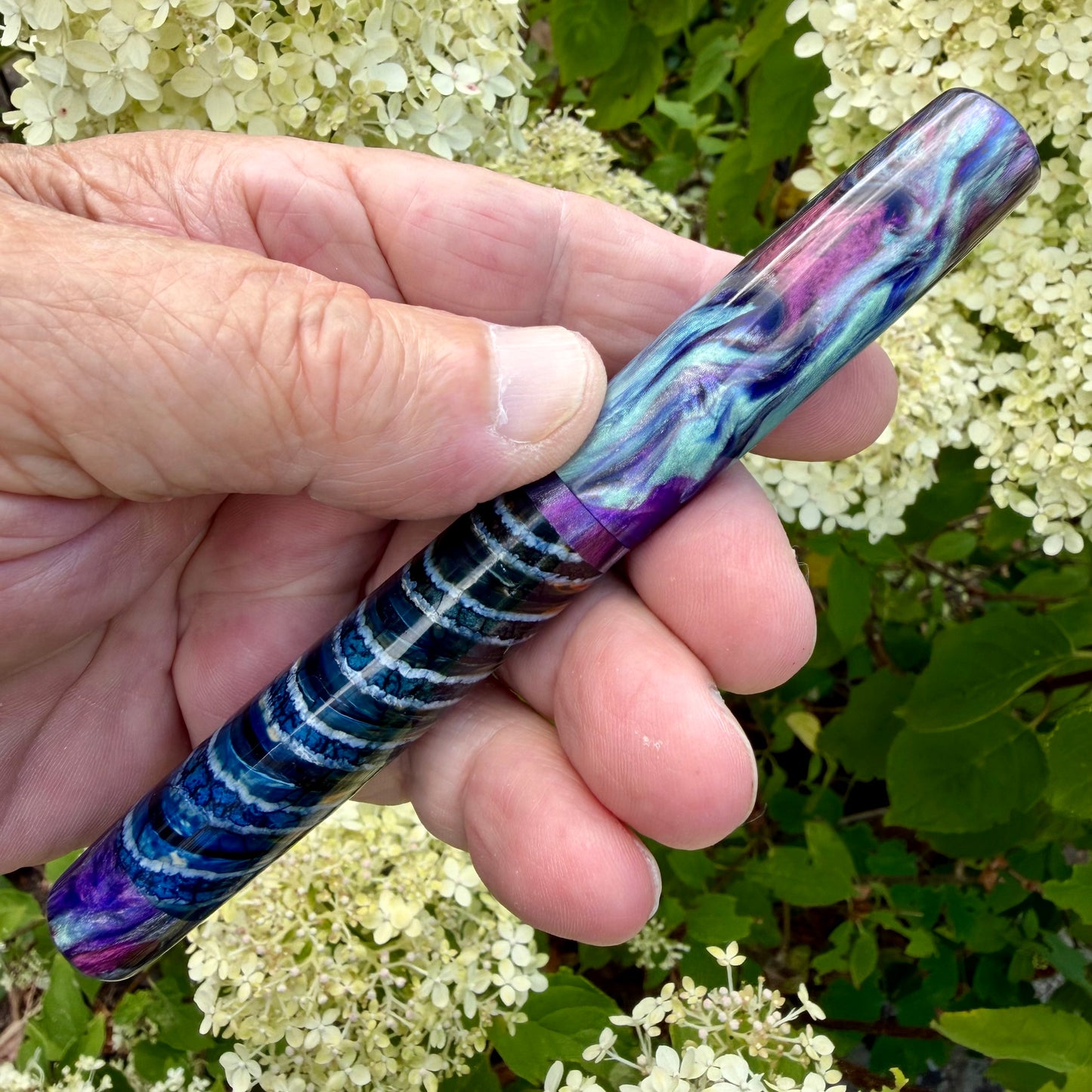 Hand Made Wooly Mammoth Tooth Fountain Pen.