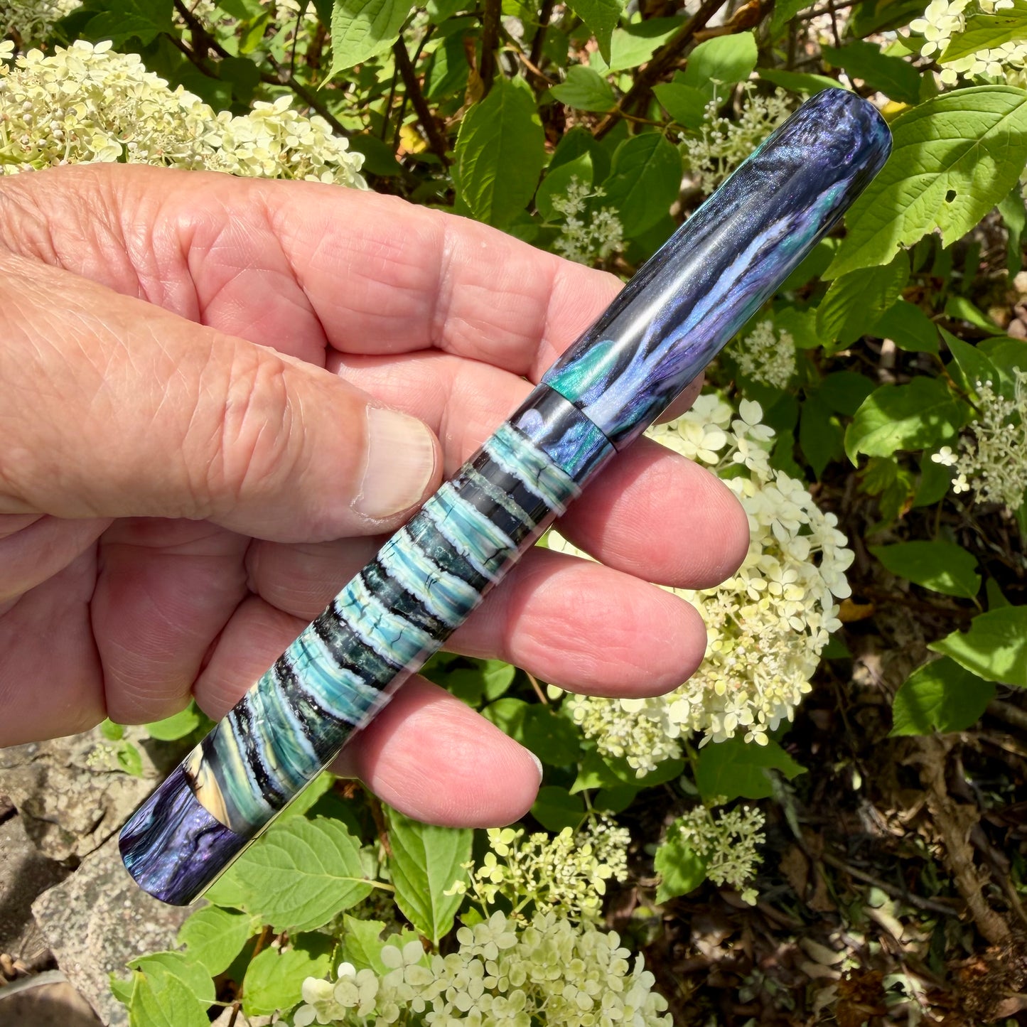 Handmade Wooly Mammoth Tooth Fountain Pen.