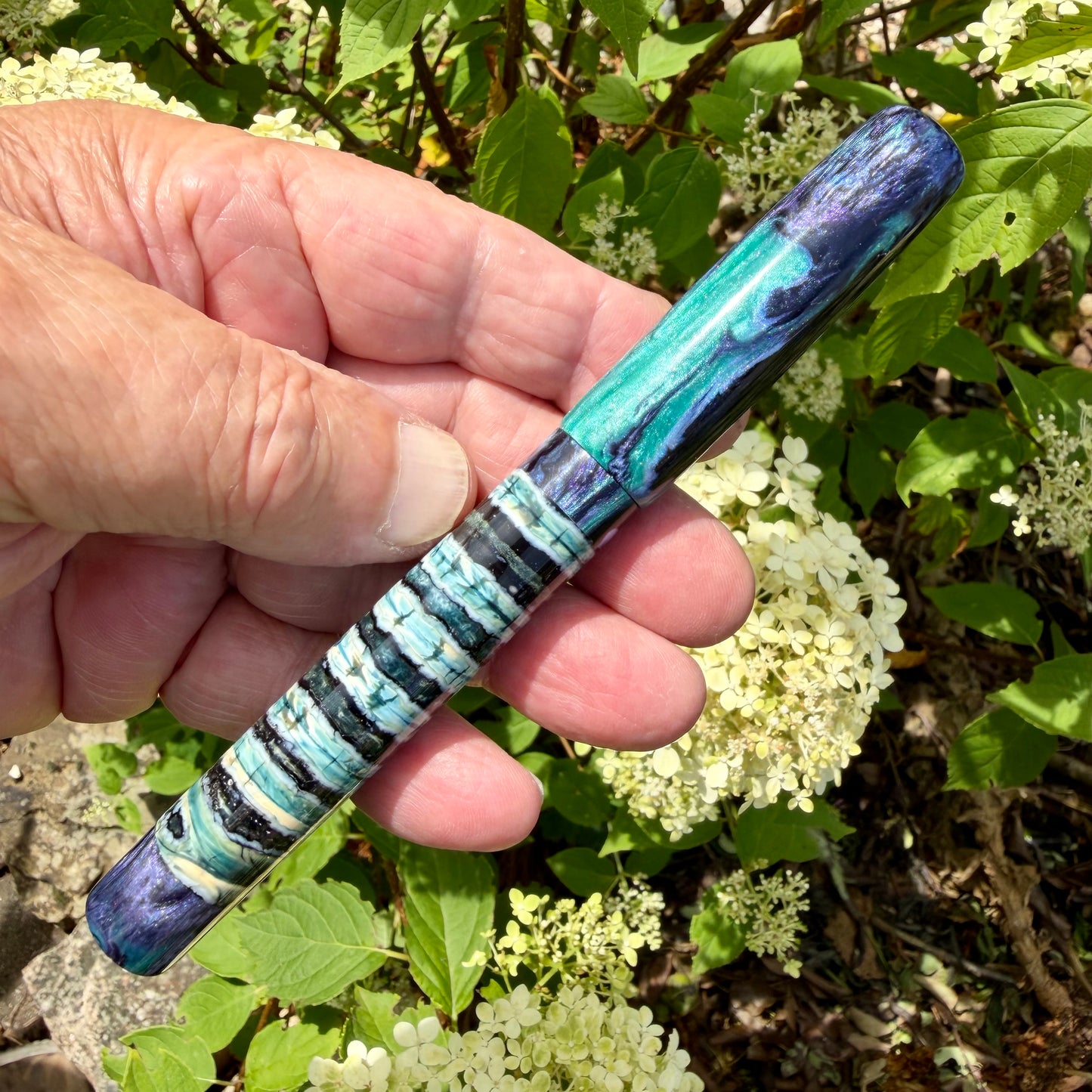 Handmade Wooly Mammoth Tooth Fountain Pen.
