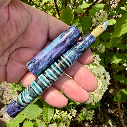 Handmade Wooly Mammoth Tooth Fountain Pen.