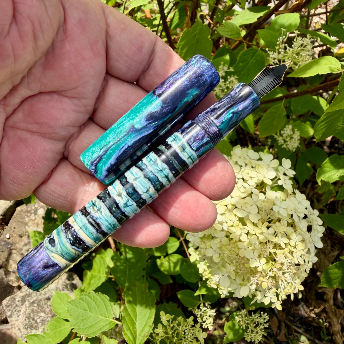 Handmade Wooly Mammoth Tooth Fountain Pen.