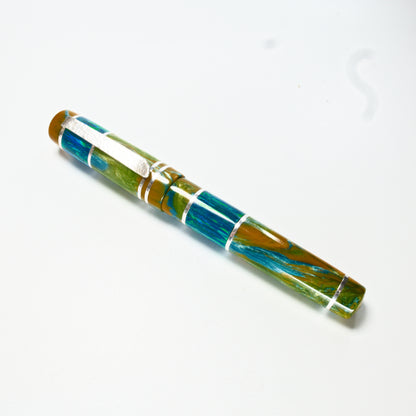 Sanwa Lab Grown Opal bands and cabochon.