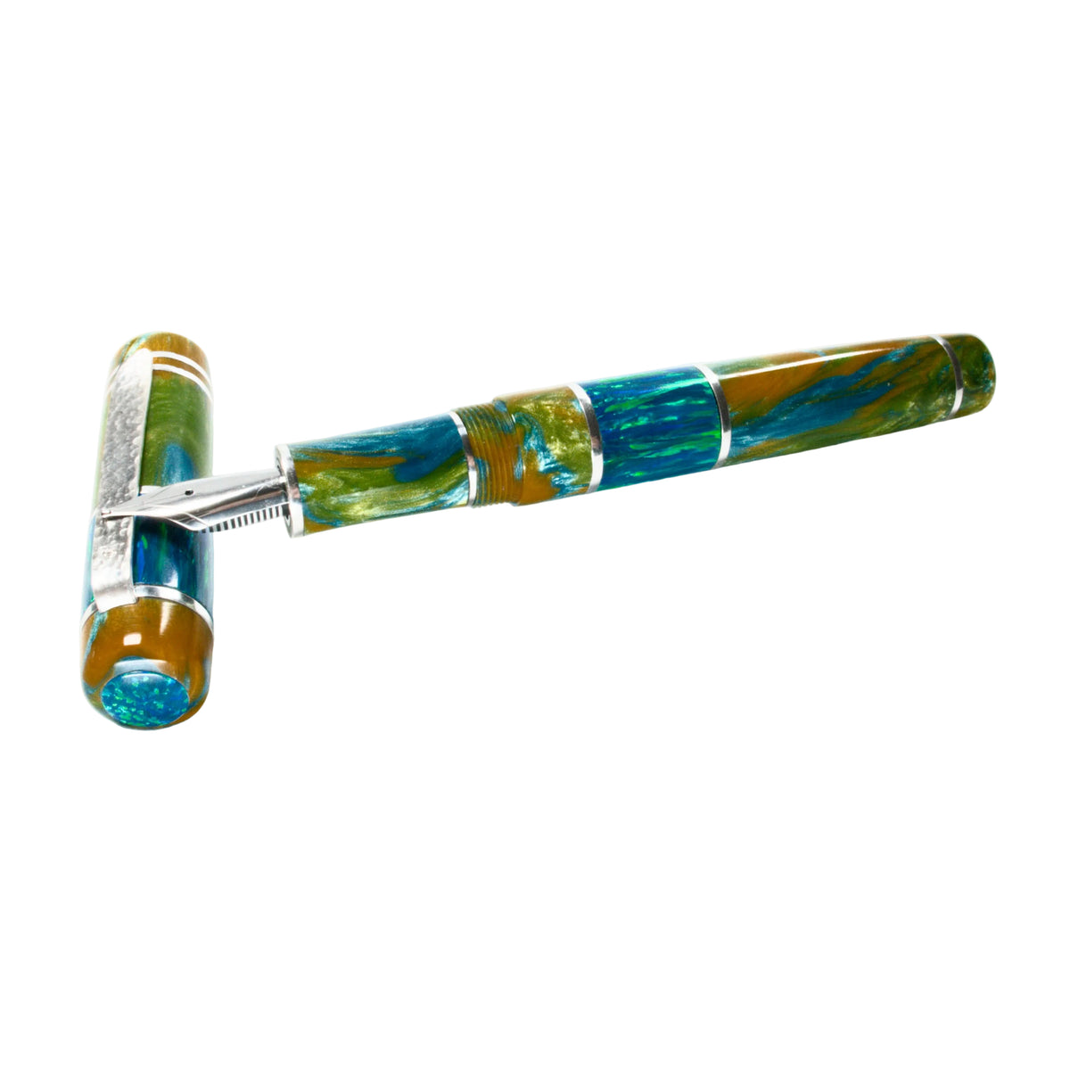 Sanwa Lab Grown Opal bands and cabochon.