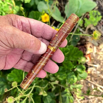 Jarrah Burl, Inlaid Gold.