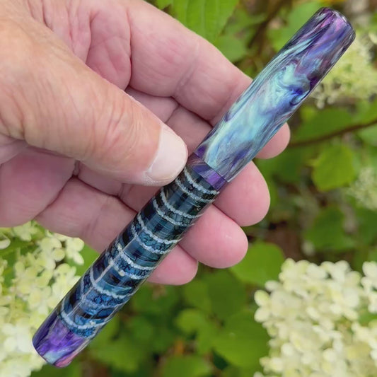 Hand Made Wooly Mammoth Tooth Fountain Pen.