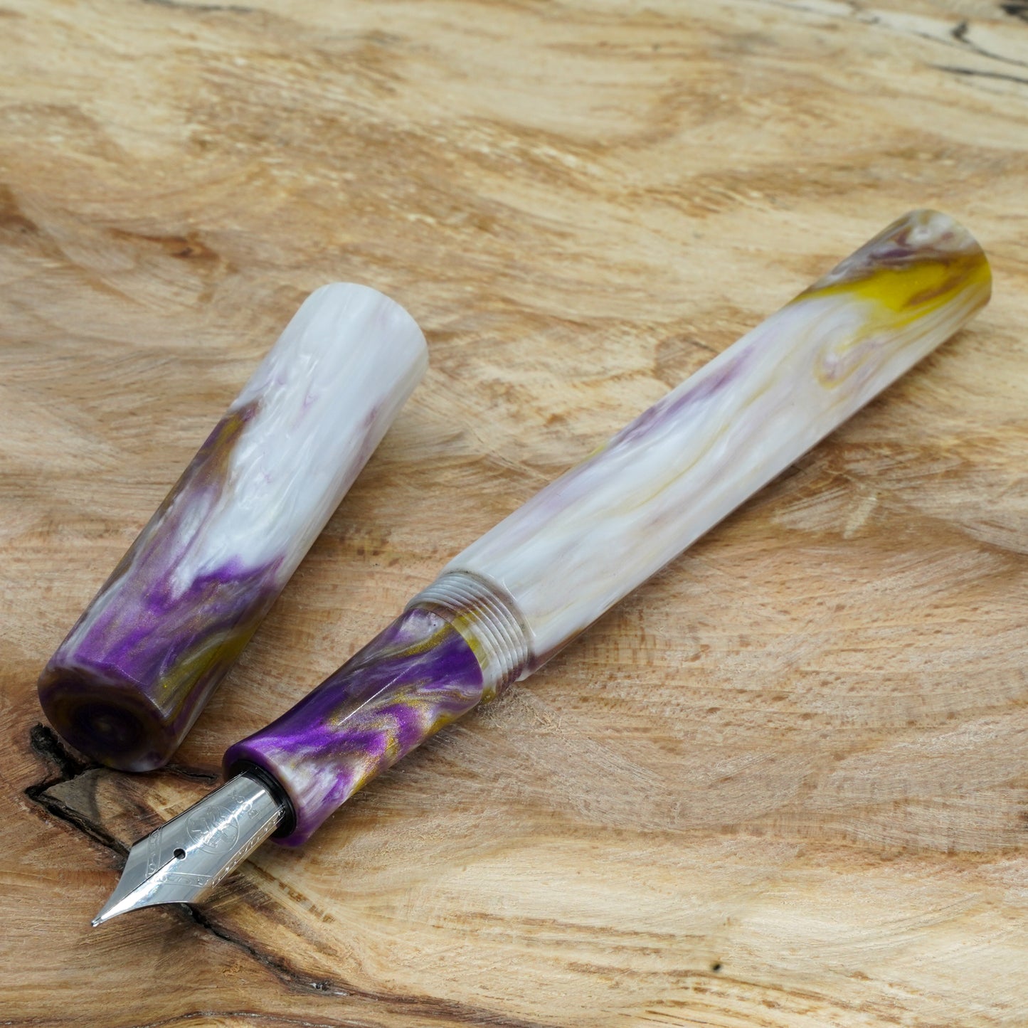 Lemon and Lavender 12 sided pen