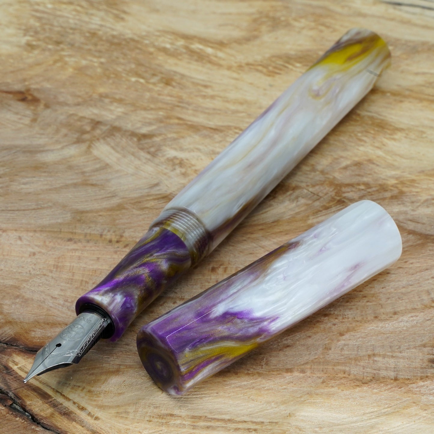 Lemon and Lavender 12 sided pen