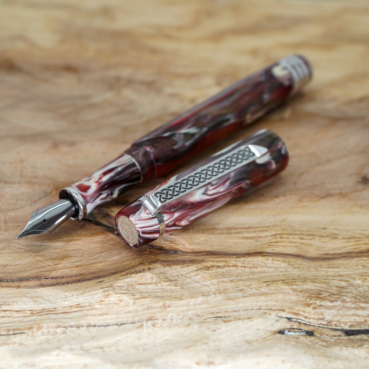 Black Cherry Koi Nonagon